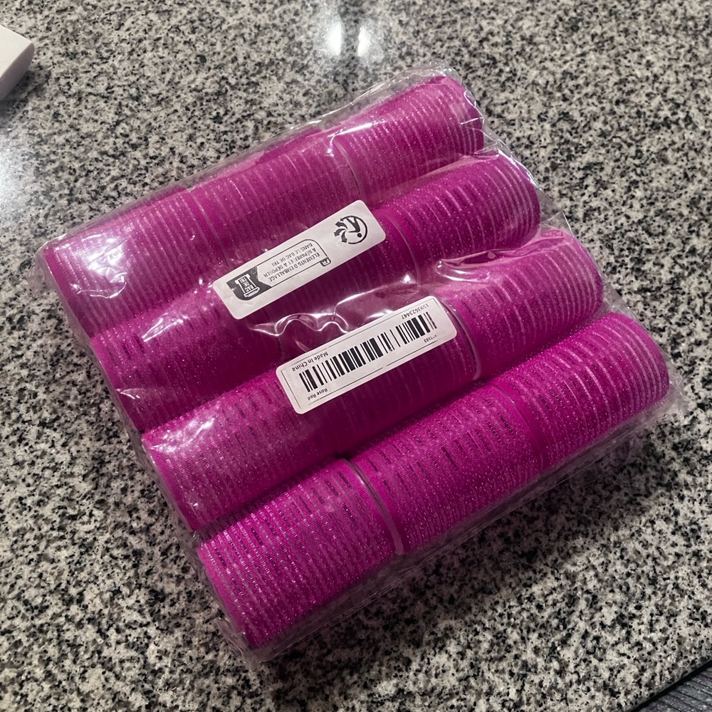 Velcro hair rollers with clips